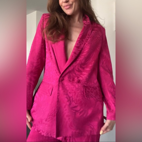 Zara Women's Pink Blazer Jacket - Picture 10 of 11